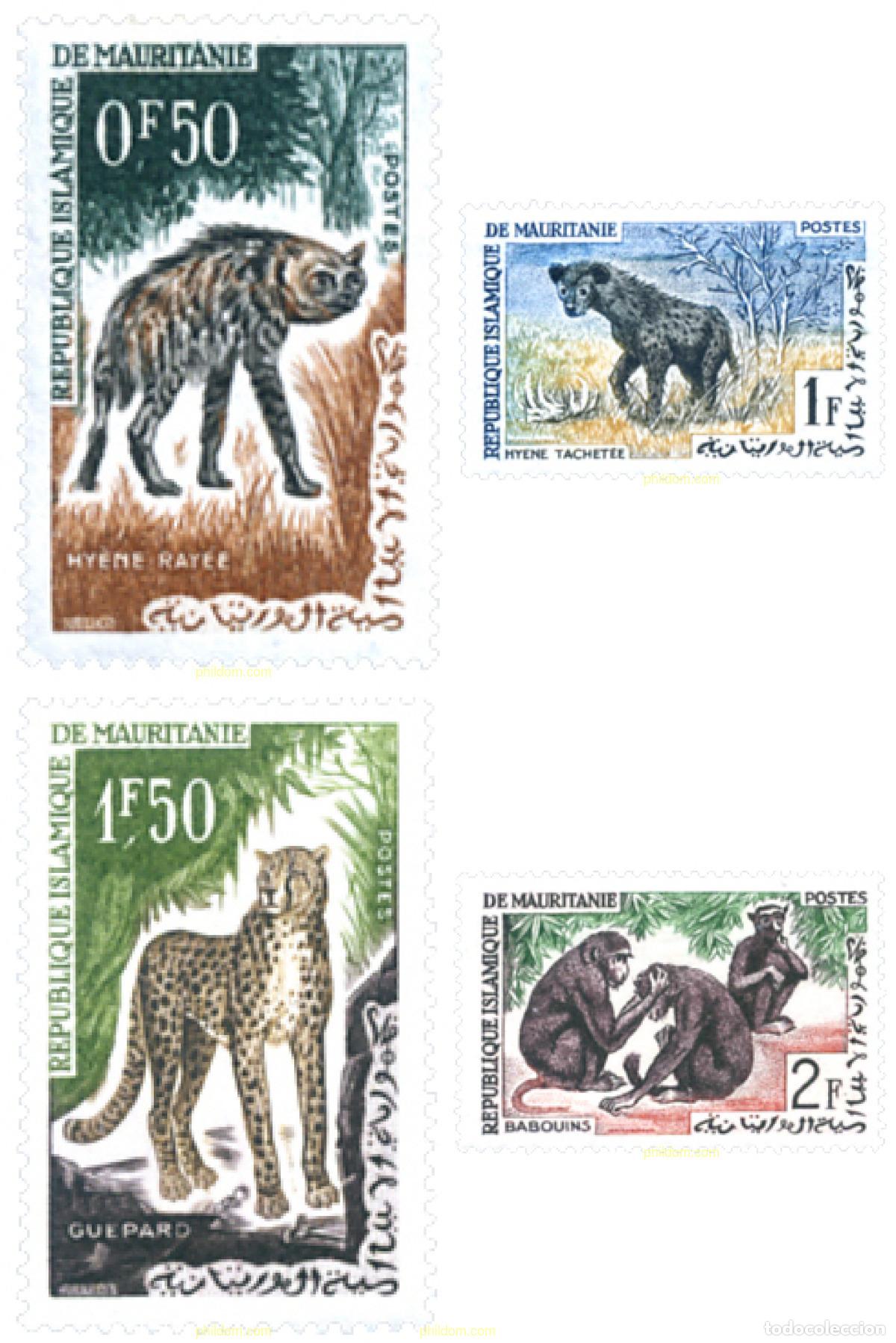 Sellos: 639652 MNH MAURITANIA 1963 MAMIFEROS