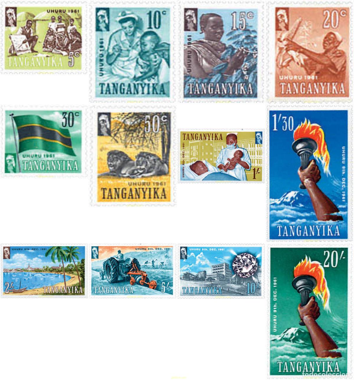 Sellos: 41265 MNH TANGANICA 1961 INDEPENDENCIA