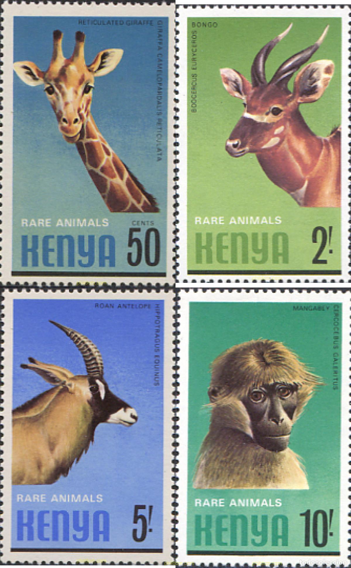 Sellos: 28718 MNH KENIA 1981 ANIMALES RAROS