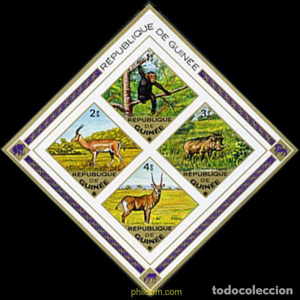 Sellos: 213216 MNH GUINEA 1975 MAMIFEROS