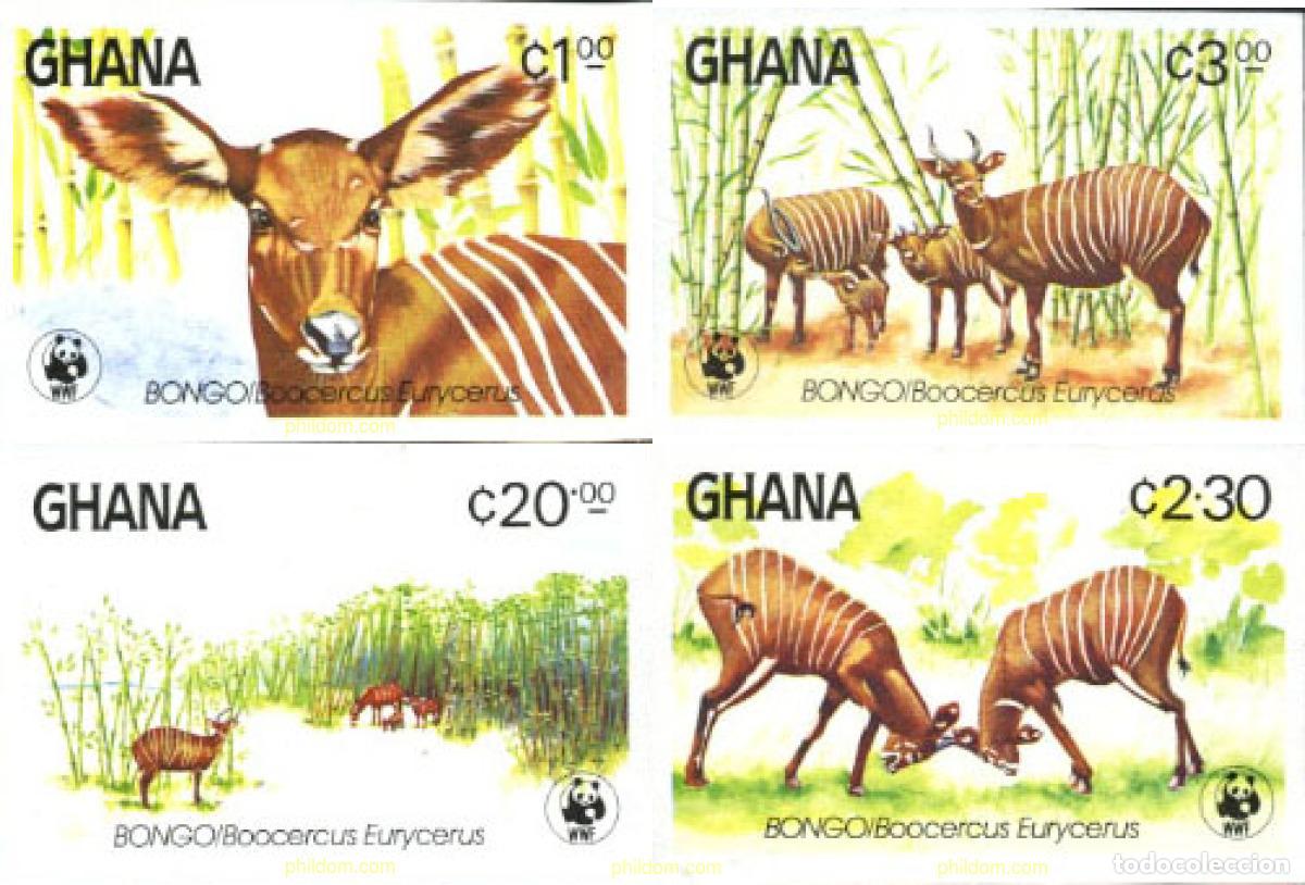 Timbres: 14957 MNH GHANA 1984 BONGO