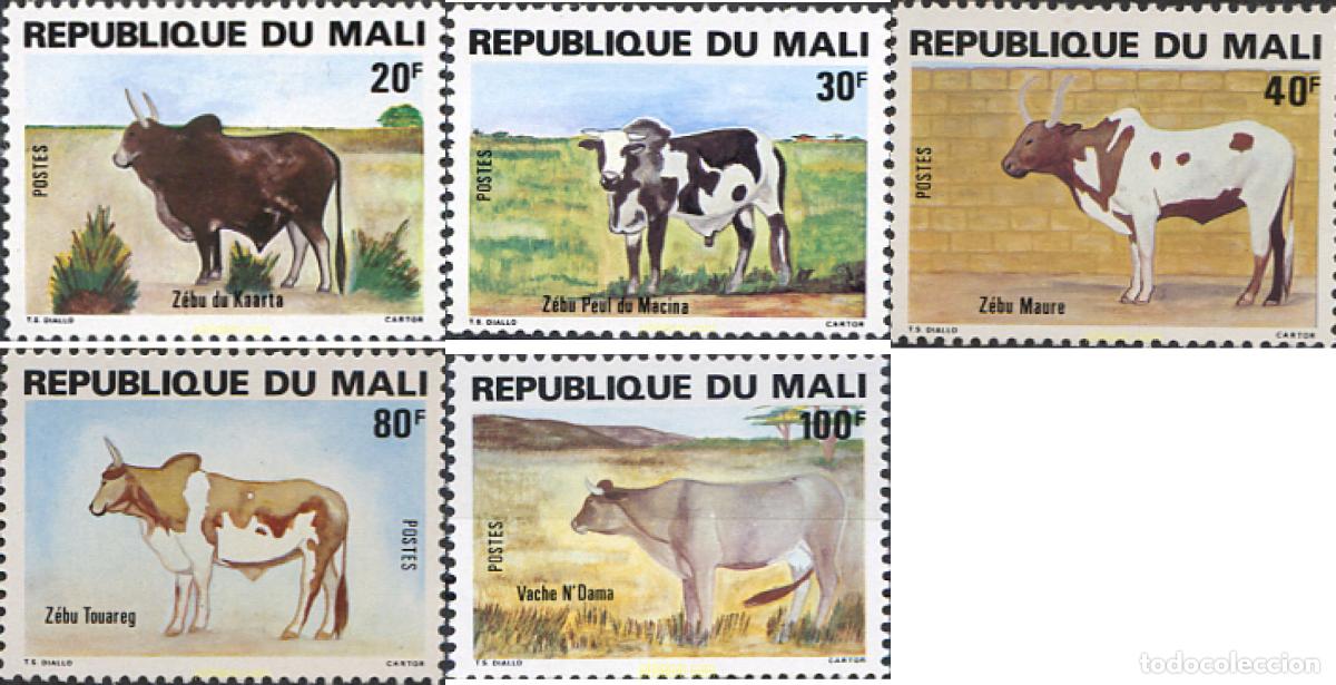 Sellos: 28729 MNH MALI 1981 FAUNA-BOVINOS