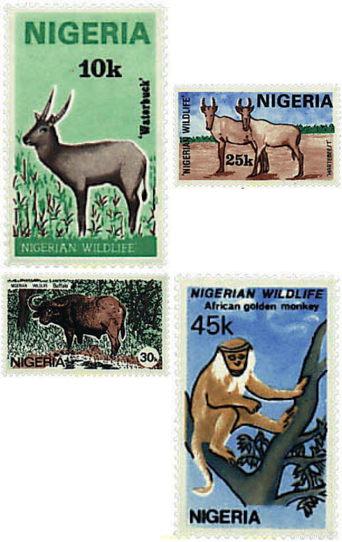 Sellos: 29481 MNH NIGERIA 1984 PROTECCION DE LA VIDA SALVAJE
