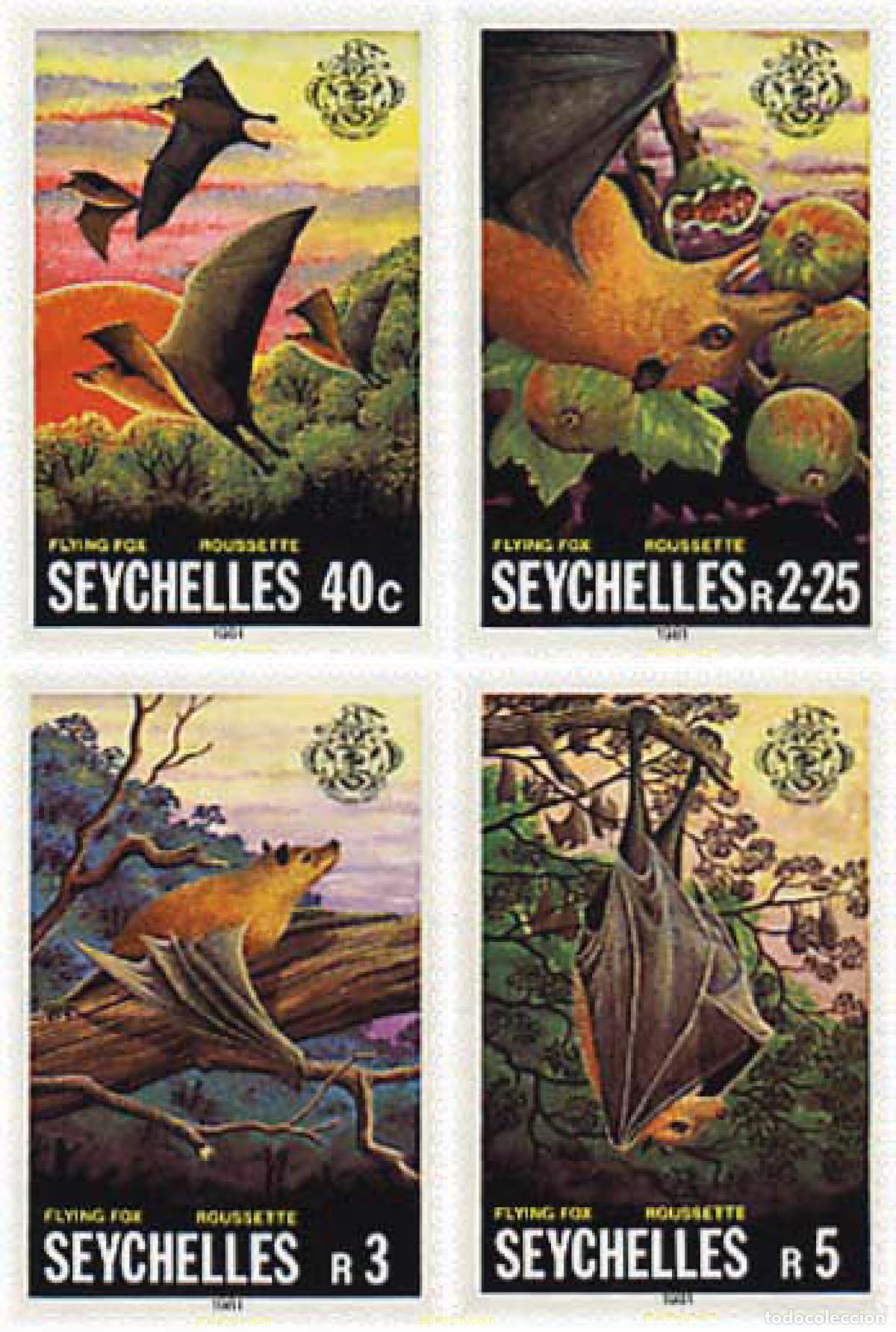 Sellos: 35124 MNH SEYCHELLES 1981 MURCIELAGOS
