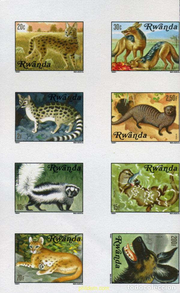 Sellos: 221921 MNH RUANDA 1981 FAUNA
