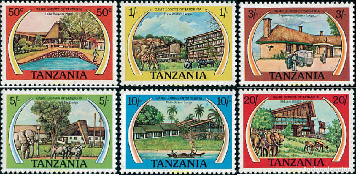 Sellos: 54166 MNH TANZANIA 1978 HOTELES EN RESERVAS DE ANIMALES