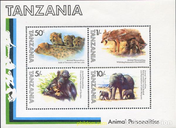 Sellos: 54167 MNH TANZANIA 1982 MAMIFEROS