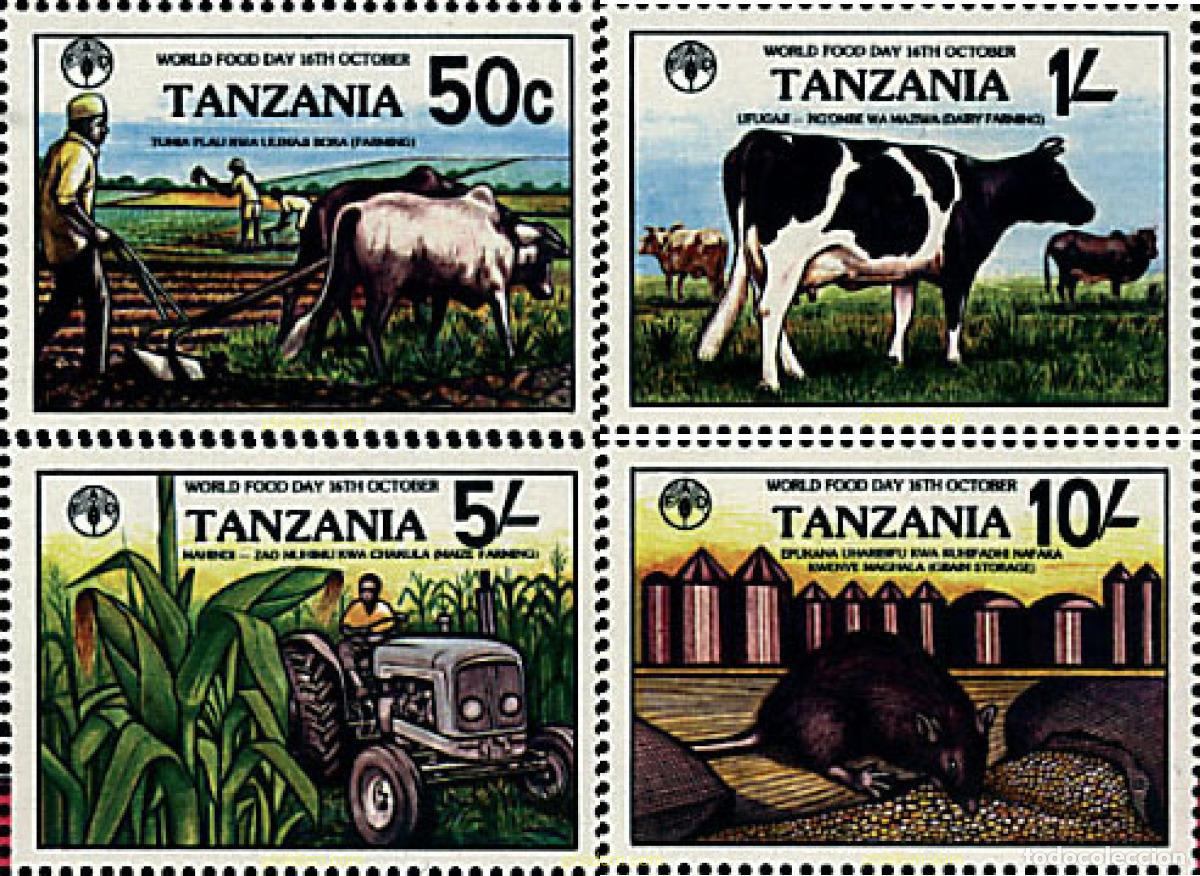 Sellos: 41315 MNH TANZANIA 1982 DIA MUNDIAL DE LA ALIMENTACION