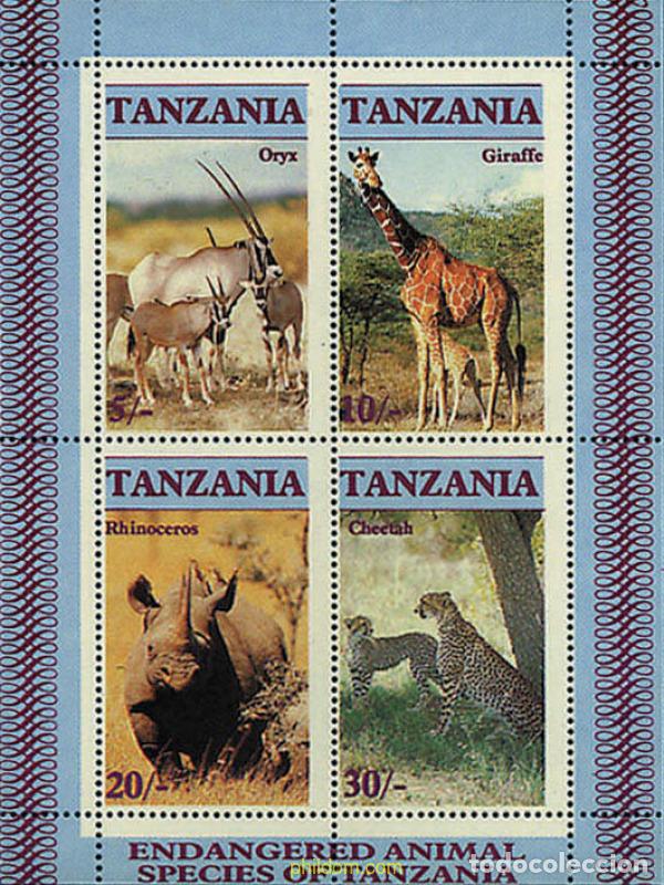 Sellos: 90396 MNH TANZANIA 1986 MAMIFEROS