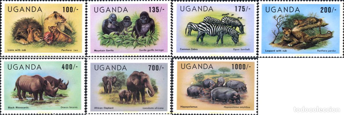 Sellos: 73733 MNH UGANDA 1983 SERIE BASICA