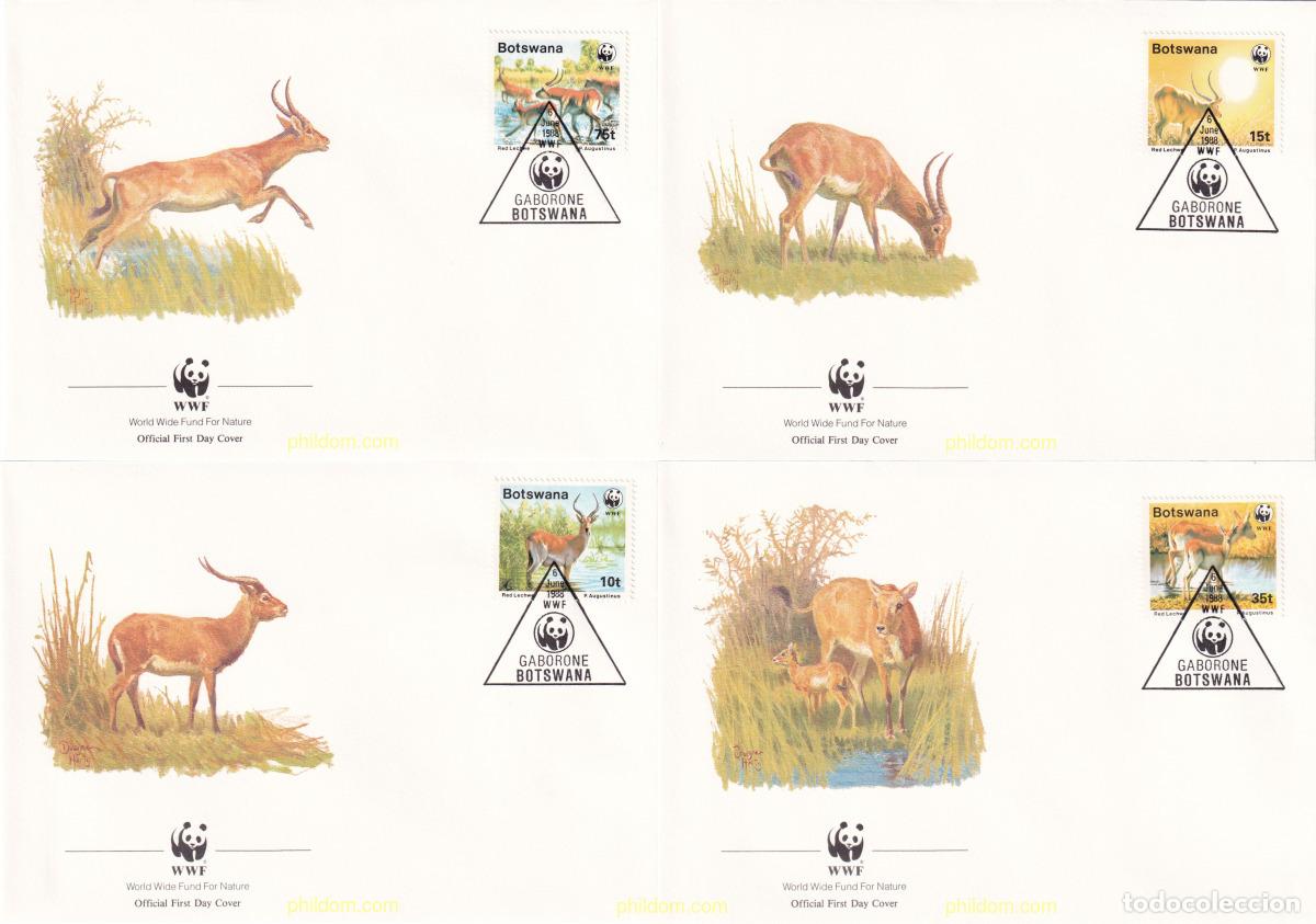 Sellos: 24736 MNH BOTSWANA 1988 FAUNA EN PELIGRO DE EXTINCION