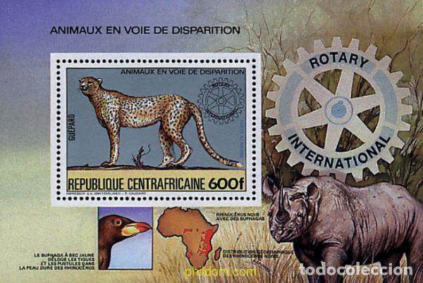 Sellos: 40001 MNH CENTROAFRICANA 1983 FAUNA EN PELIGRO DE EXTINCION