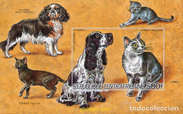 Sellos: 20064 MNH CENTROAFRICANA 1986 PERROS Y GATOS