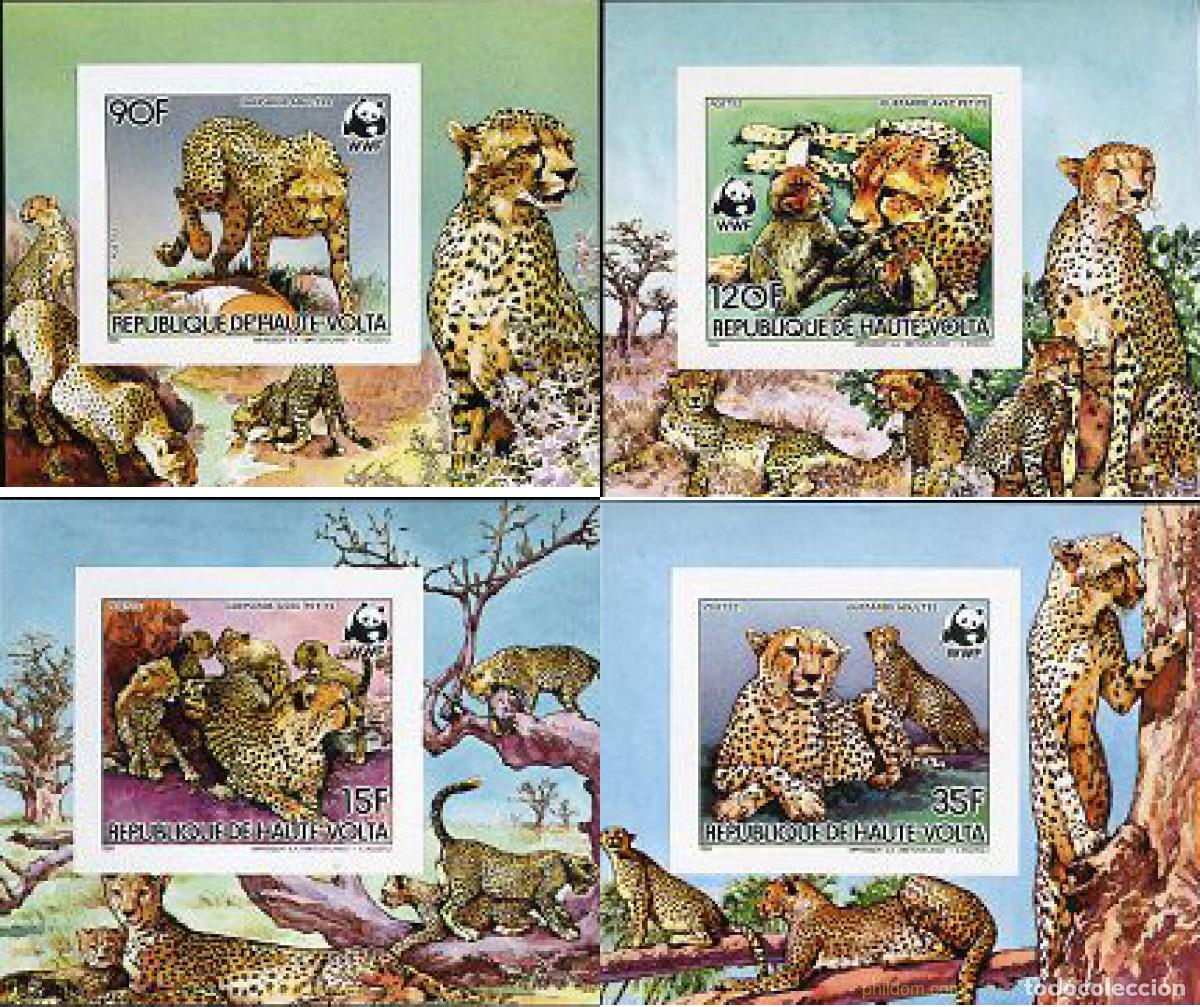 Sellos: 117942 MNH ALTO VOLTA 1984 GUEPARDO