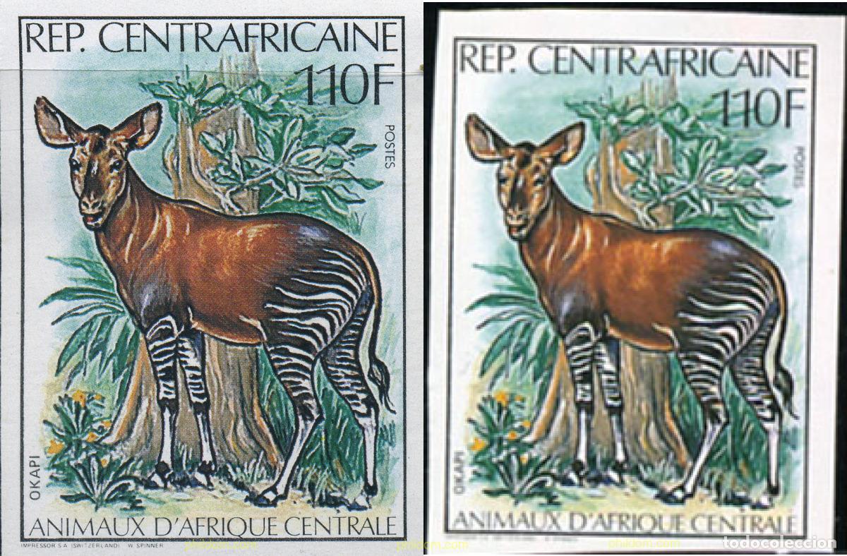 Sellos: 207476 MNH CENTROAFRICANA 1982 FAUNA DE CENTROAFRICA