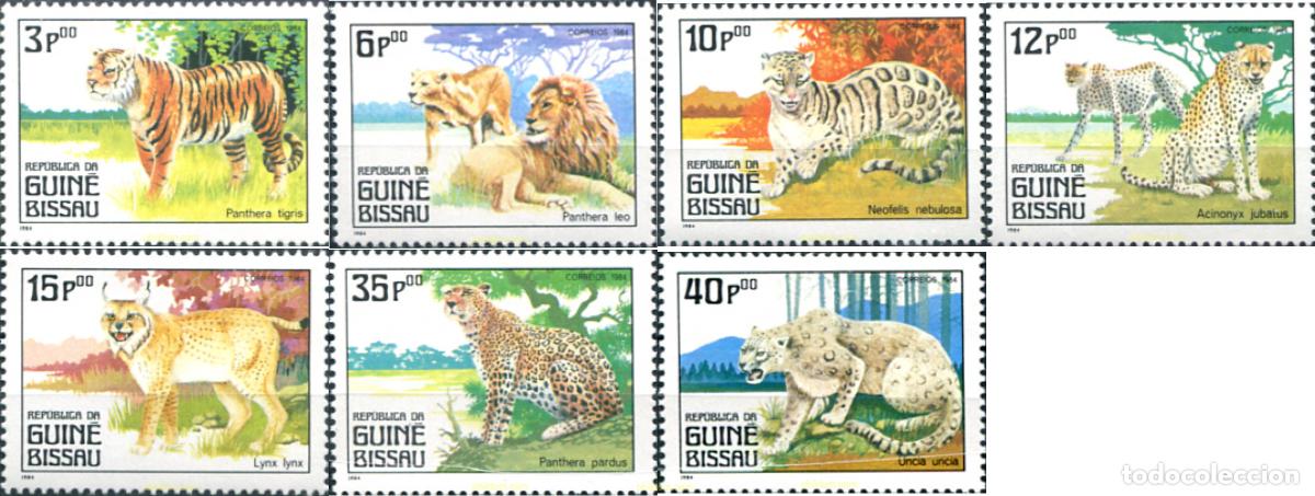 Sellos: 69675 MNH GUINEA BISSAU 1984 MAMIFEROS