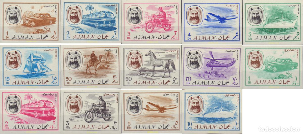 Sellos: 19007 MNH AJMAN 1967 MEDIOS DE TRANSPORTE