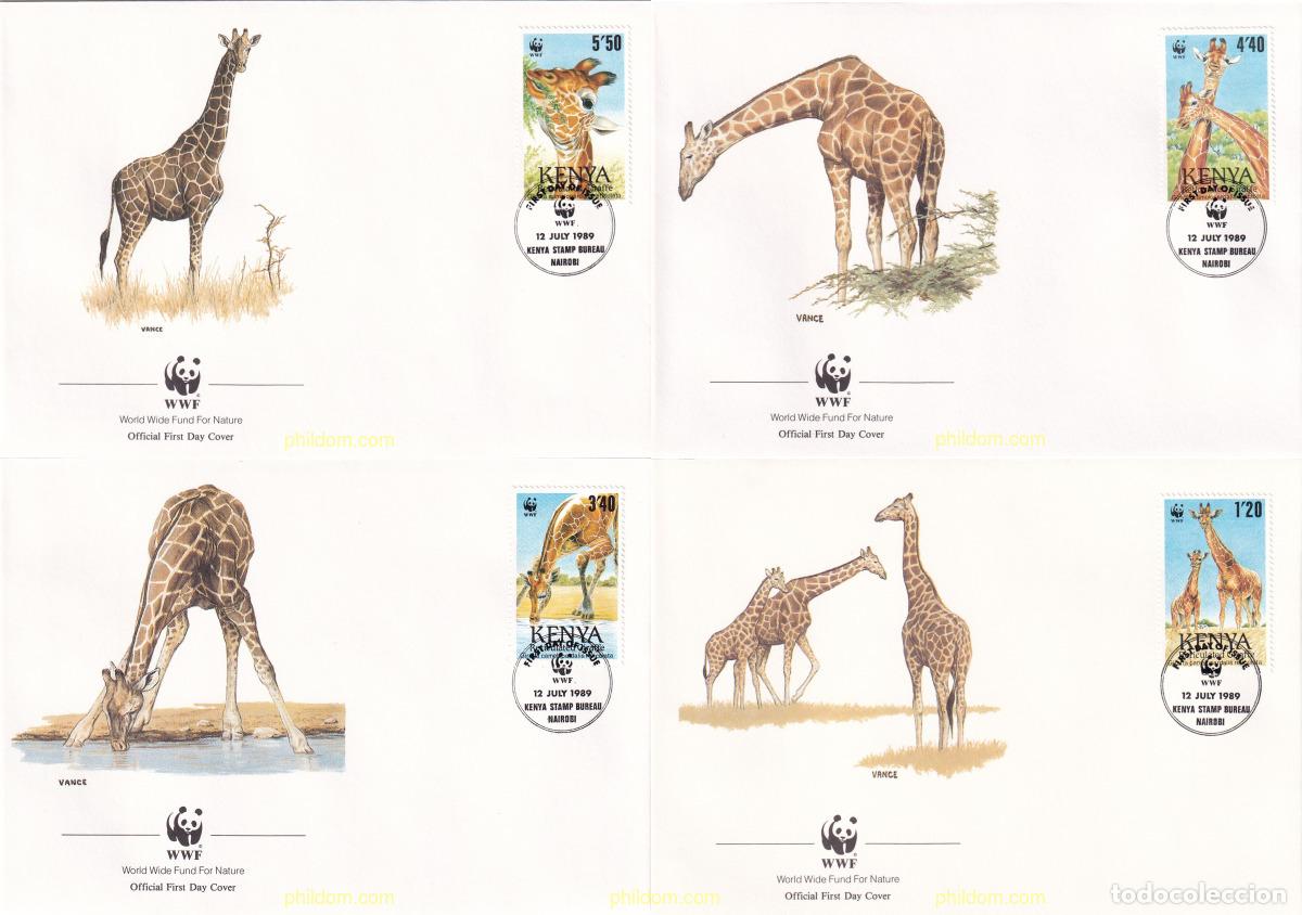 Sellos: 23133 MNH KENIA 1989 JIRAFA RETICULADA