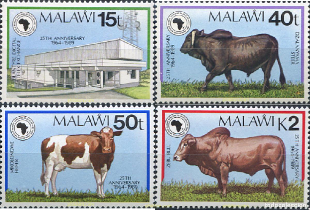 Sellos: 31590 MNH MALAWI 1989 MAMIFEROS