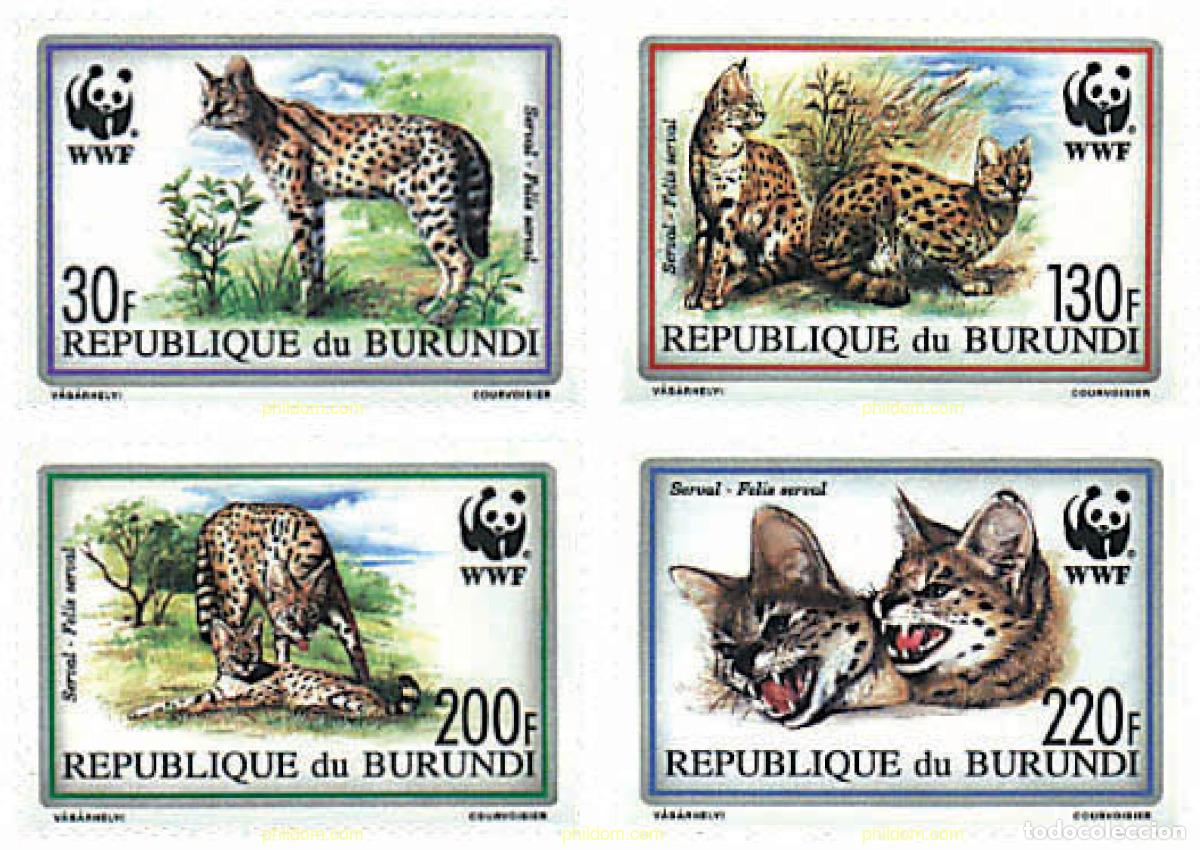 Sellos: 81119 MNH BURUNDI 1992 SERVAL