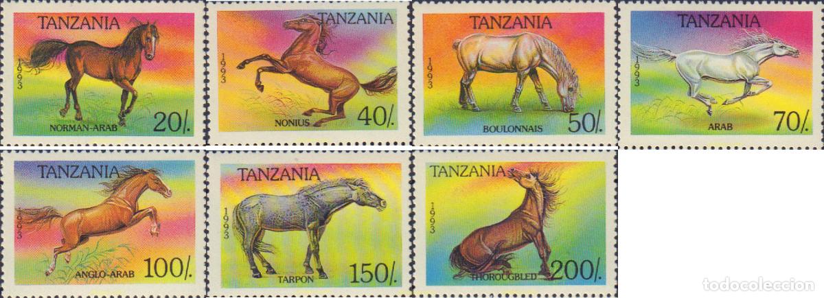 Sellos: 69708 MNH TANZANIA 1993 CABALLOS