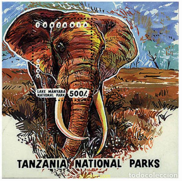 Sellos: 69719 MNH TANZANIA 1993 RESERVAS DE LOS PARQUE NACIONALES.