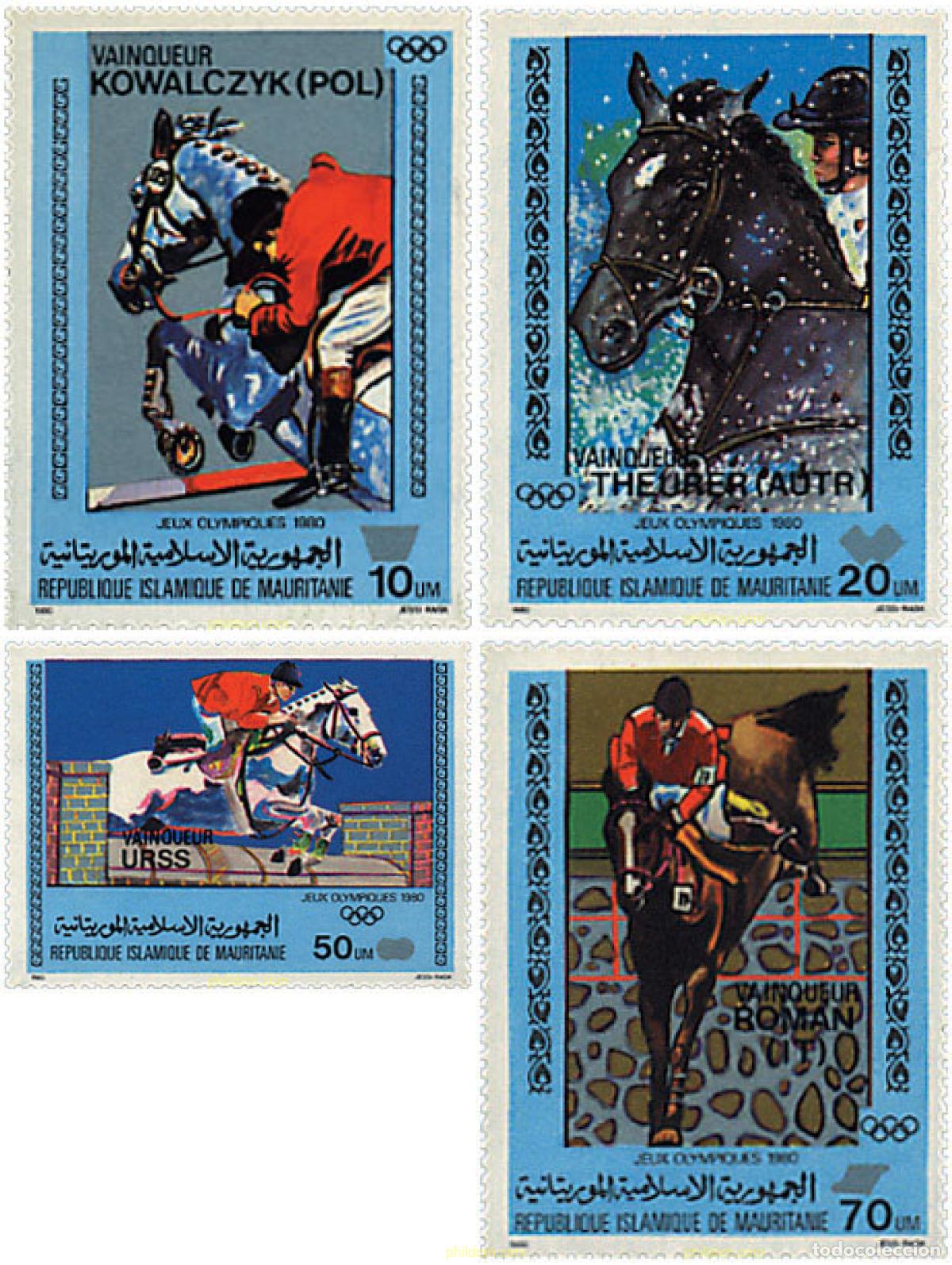 Sellos: 69814 MNH MAURITANIA 1980 22 JUEGOS OLIMPICOS VERANO MOSCU 1980