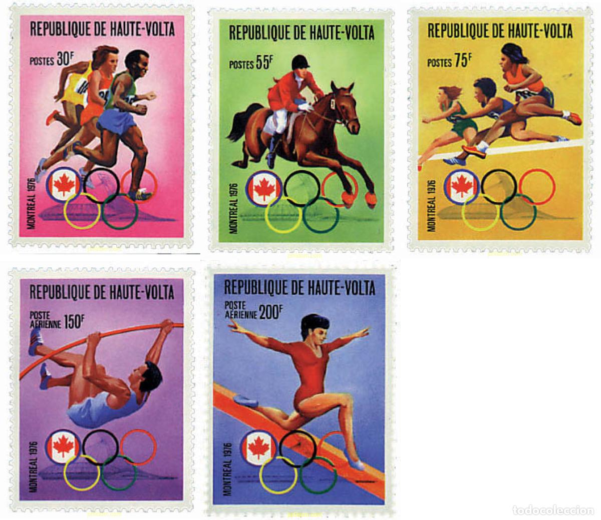 Sellos: 69940 MNH ALTO VOLTA 1976 21 JUEGOS OLIMPICOS VERANO MONTREAL 1976