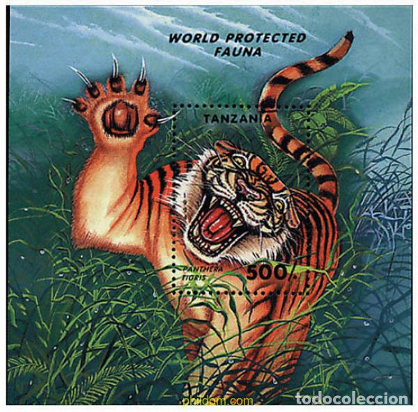 Sellos: 70112 MNH TANZANIA 1994 FAUNA PROTEGIDA