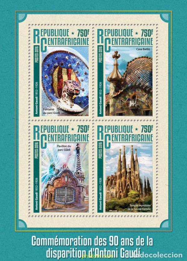 Sellos: 710890 MNH CENTROAFRICANA 2016
