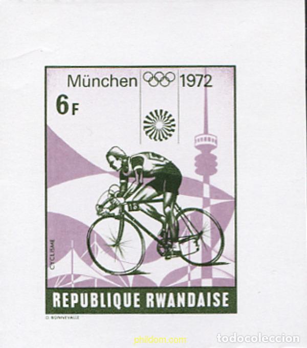 Sellos: 257229 MNH RUANDA 1972 20 JUEGOS OLIMPICOS VERANO MUNICH 1972