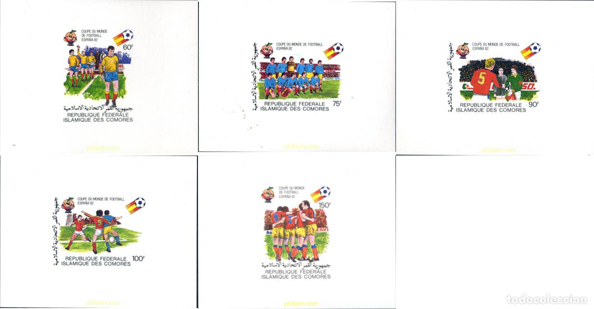 Sellos: 21963 MNH COMORES 1981 COPA DEL MUNDO DE FUTBOL. ESPA&Ntilde;A-82
