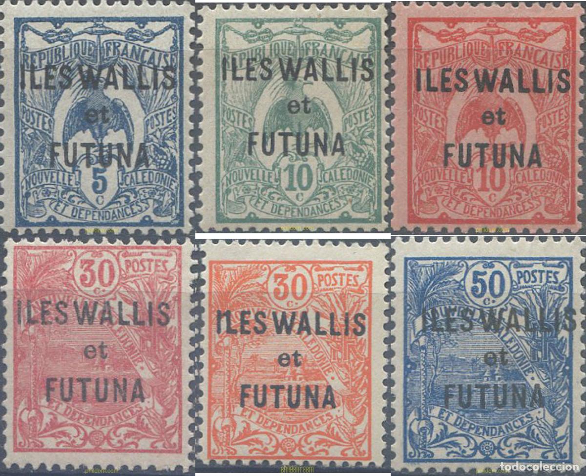 Sellos: 658562 HINGED WALLIS Y FUTUNA 1922 SERIE BASICA