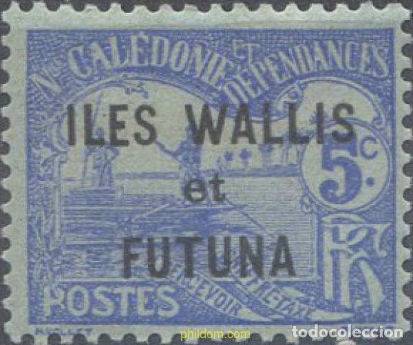 Sellos: 658506 HINGED WALLIS Y FUTUNA 1920 SELLOS DE TASA DE NOVA CALEDONIA DEL 1906 SOBRECARGADOS