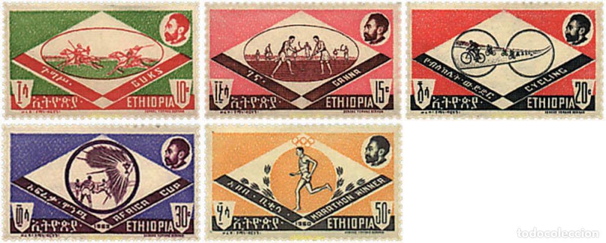 Sellos: 209303 HINGED ETIOPIA 1962 DEPORTES ANTIGUOS Y MODERNOS
