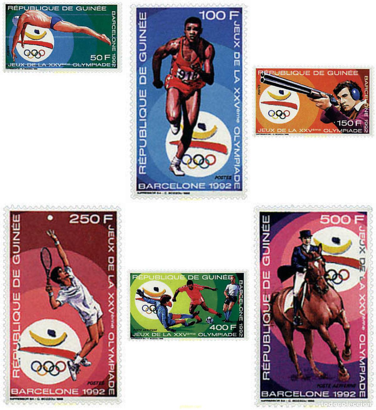 Sellos: 48042 MNH GUINEA 1989 25 JUEGOS OLIMPICOS VERANO BARCELONA 1992