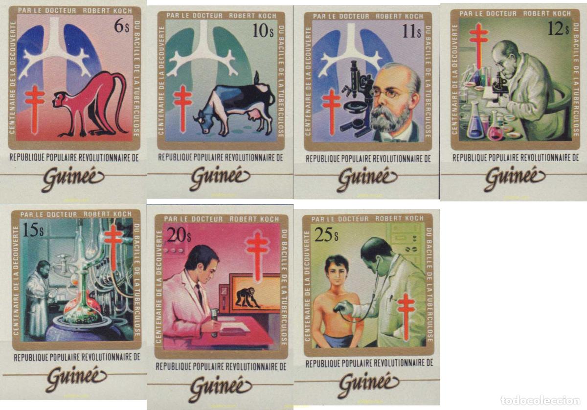 Sellos: 14568 MNH GUINEA 1983 CENTENARIO DEL DESCUBRIMIENTO DEL BACILO DE LA TUBERCULOSIS