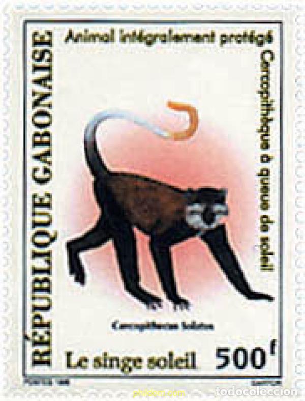 Sellos: 74268 MNH GABON 1996 SIMIO PROTEGIDO.