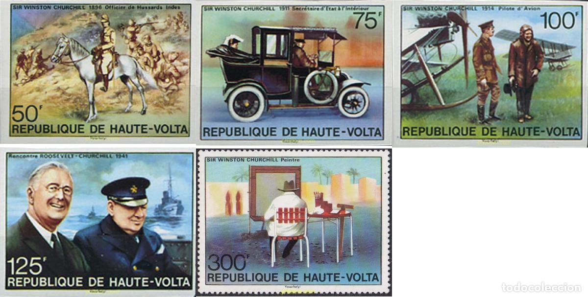 Sellos: 45371 MNH ALTO VOLTA 1975 CENTENARIO DE SIR WINSTON CHURCHILL