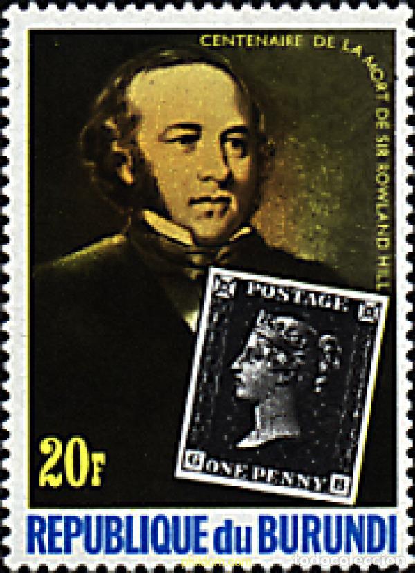 Sellos: 678294 MNH BURUNDI 1979 CENTENARIO DE LA MUERTE DE SIR ROWLAND HILL