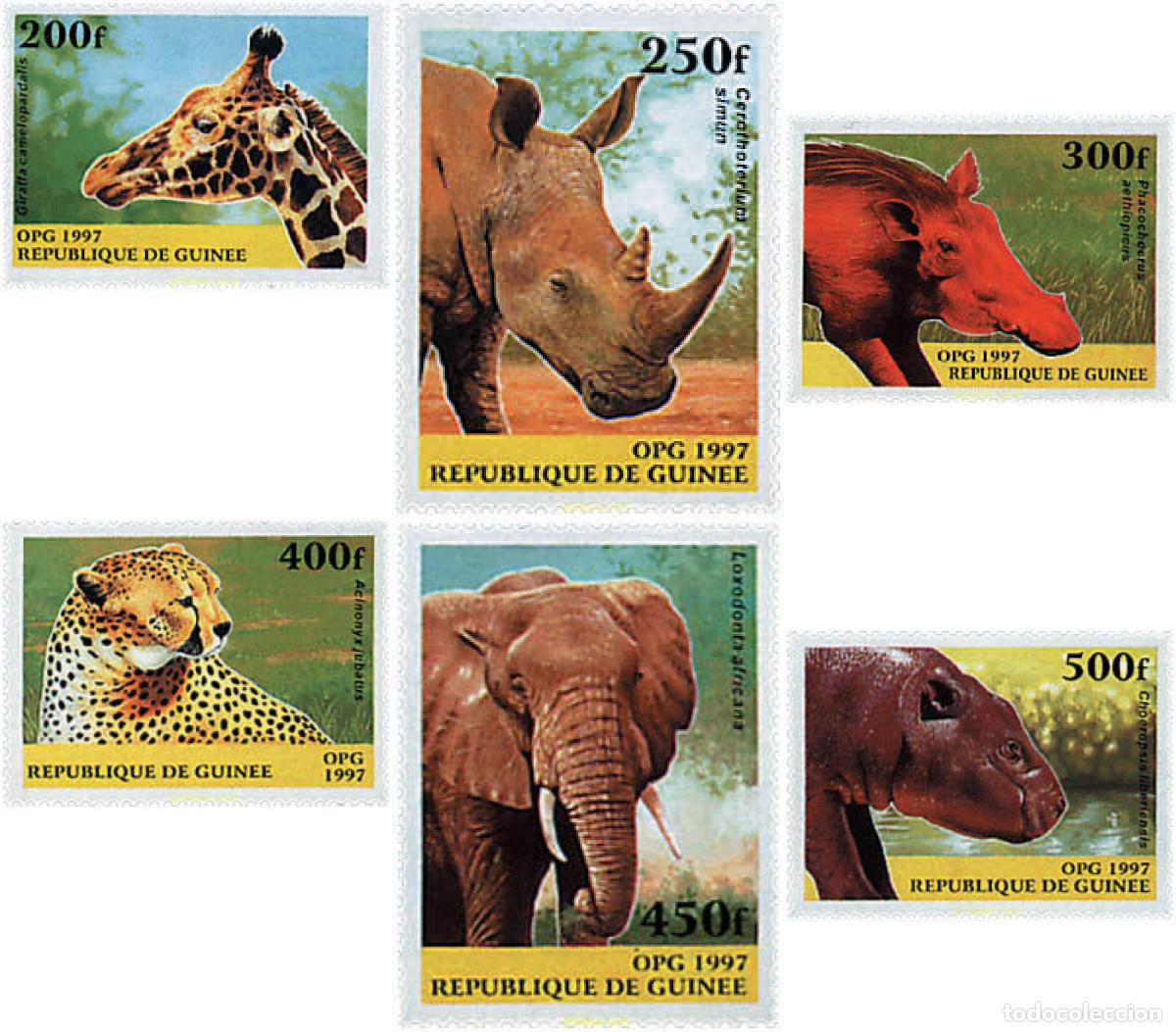 Sellos: 74368 MNH GUINEA 1997 MAMIFEROS