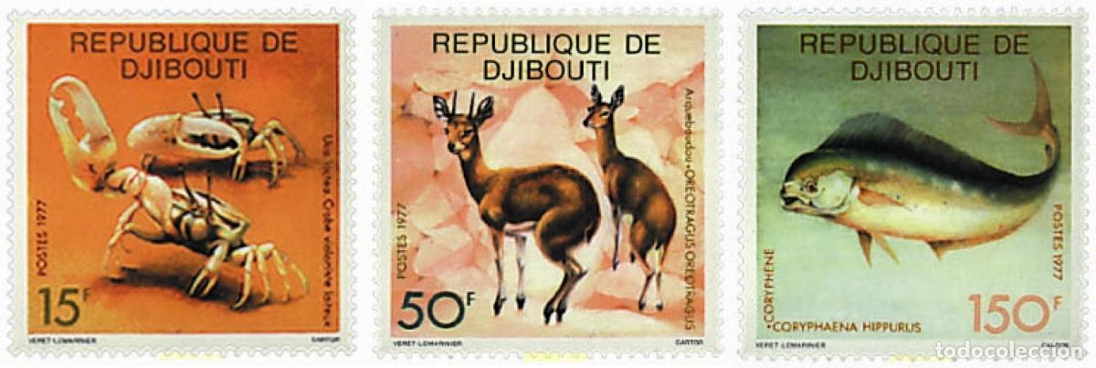 Briefmarken: 29923 MNH DJIBOUTI 1977 FAUNA