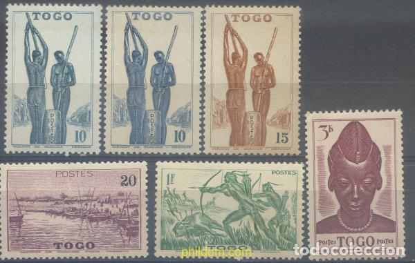 Sellos: 659177 MNH TOGO 1942 BAHIA DE MONO Y EFIGIE DEL MARISCAL PETEIN.