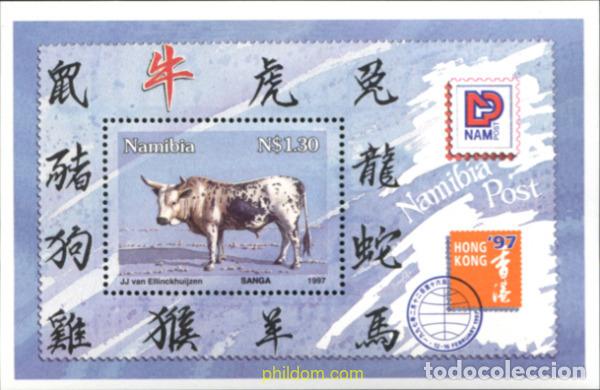Sellos: 73875 MNH NAMIBIA 1997 HONG KONG 97. EXPOSICION FILATELICA INTERNACIONAL