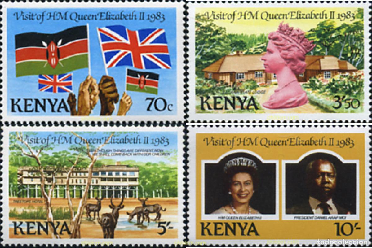 Briefmarken: 42578 MNH KENIA 1983 VISITA REAL