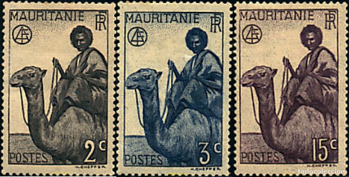 Sellos: 672249 HINGED MAURITANIA 1938 CAMELLOS.