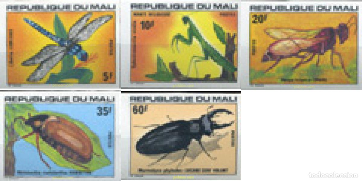 Sellos: 192652 MNH MALI 1977 INSECTOS