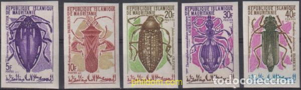 Sellos: 626574 MNH MAURITANIA 1970 INSECTOS