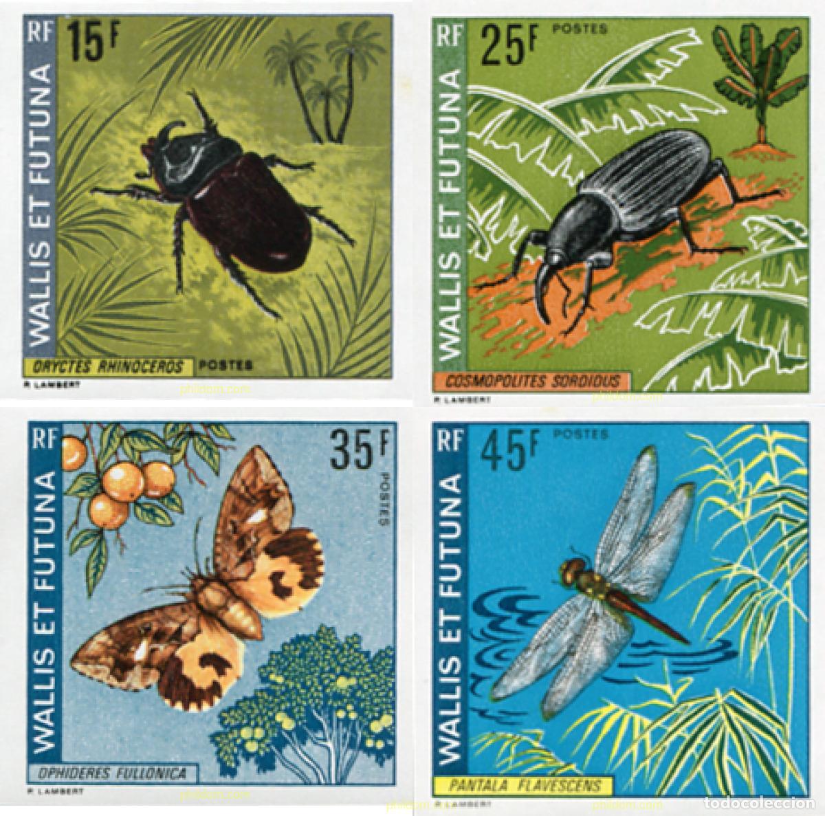 Sellos: 573133 MNH WALLIS Y FUTUNA 1974 INSECTOS