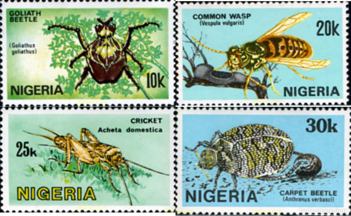 Sellos: 29352 MNH NIGERIA 1986 INSECTOS